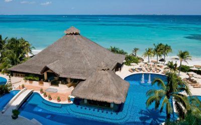 Grand Fiesta Americana Coral Beach Cancun swimming pool sea view
