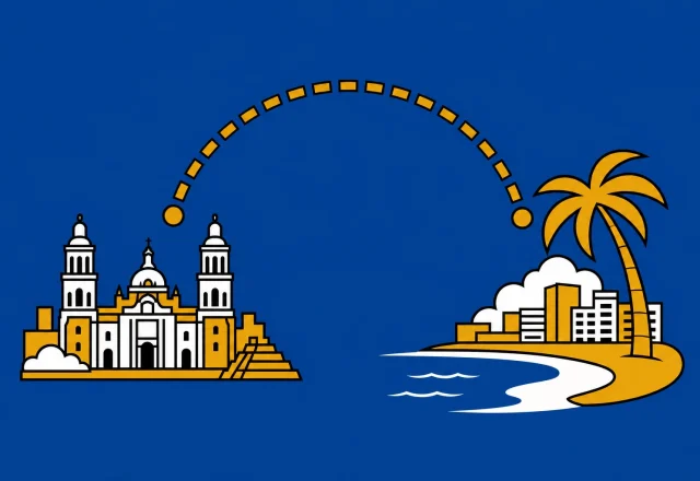How Far Is Mexico City from Cancun